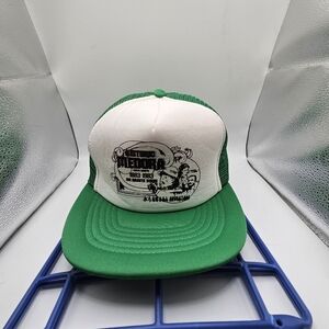 Vintage Trucker Hat " 100 years North Dakota " Mesh Snapback